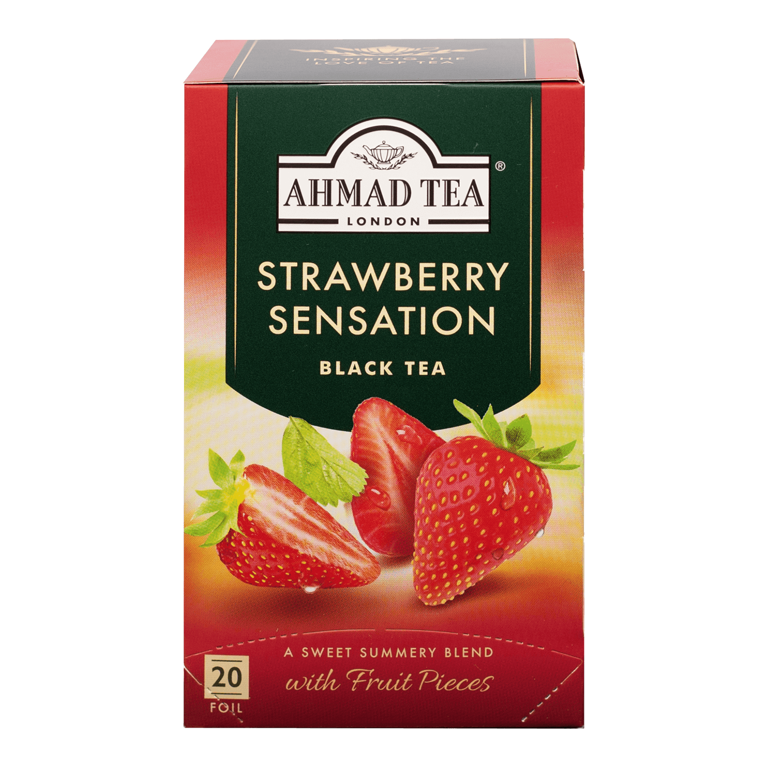 Ahmad Tea | Strawberry Sensation | 20 alu sáčků