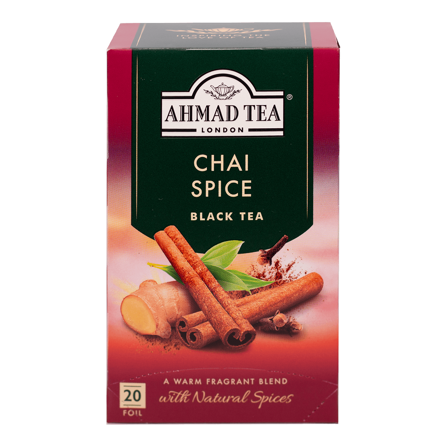 Ahmad Tea Černý čaj Chai Spice 20x2g alu sáčků