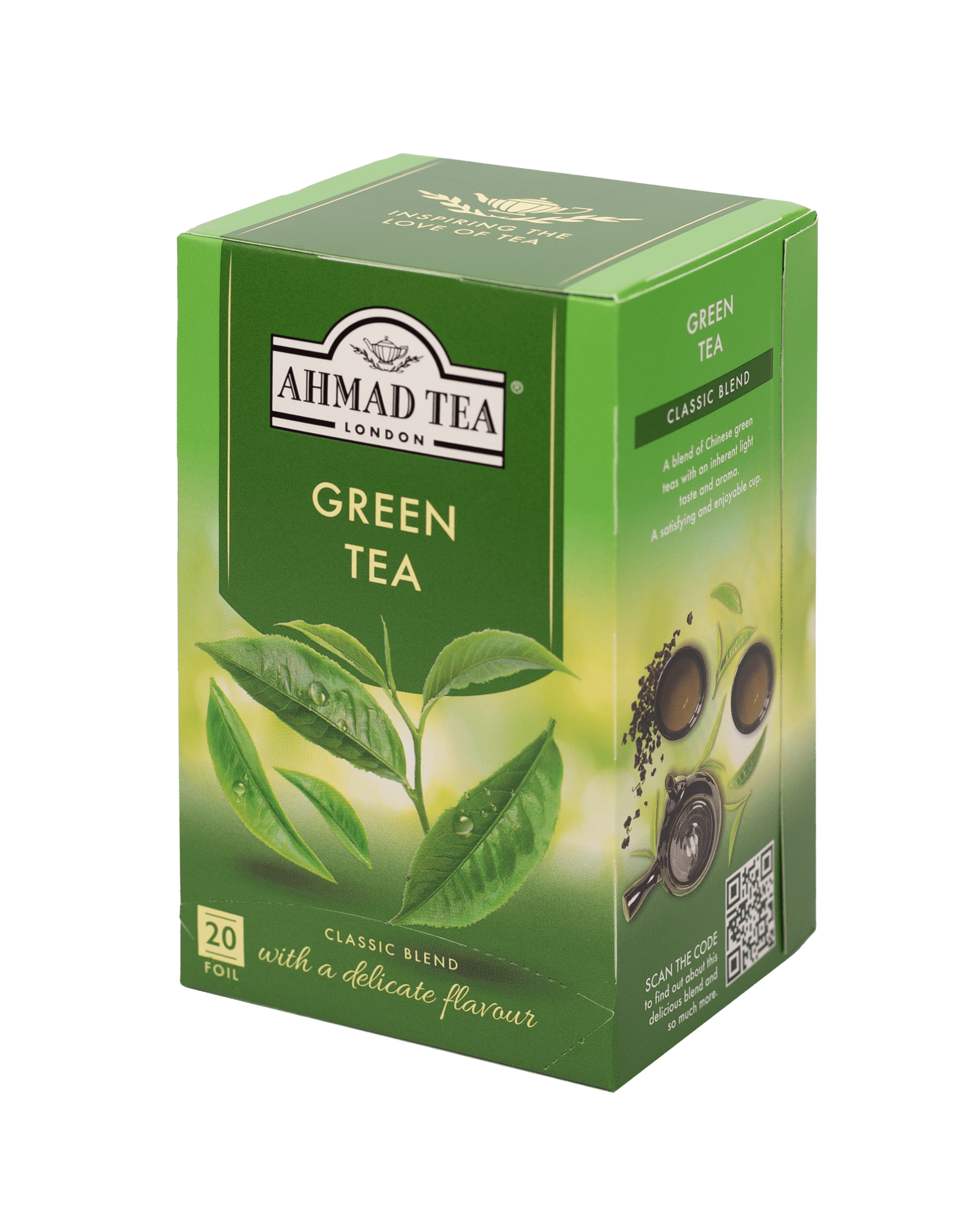 Ahmad Tea | Green Tea Pure | 20 alu sáčků