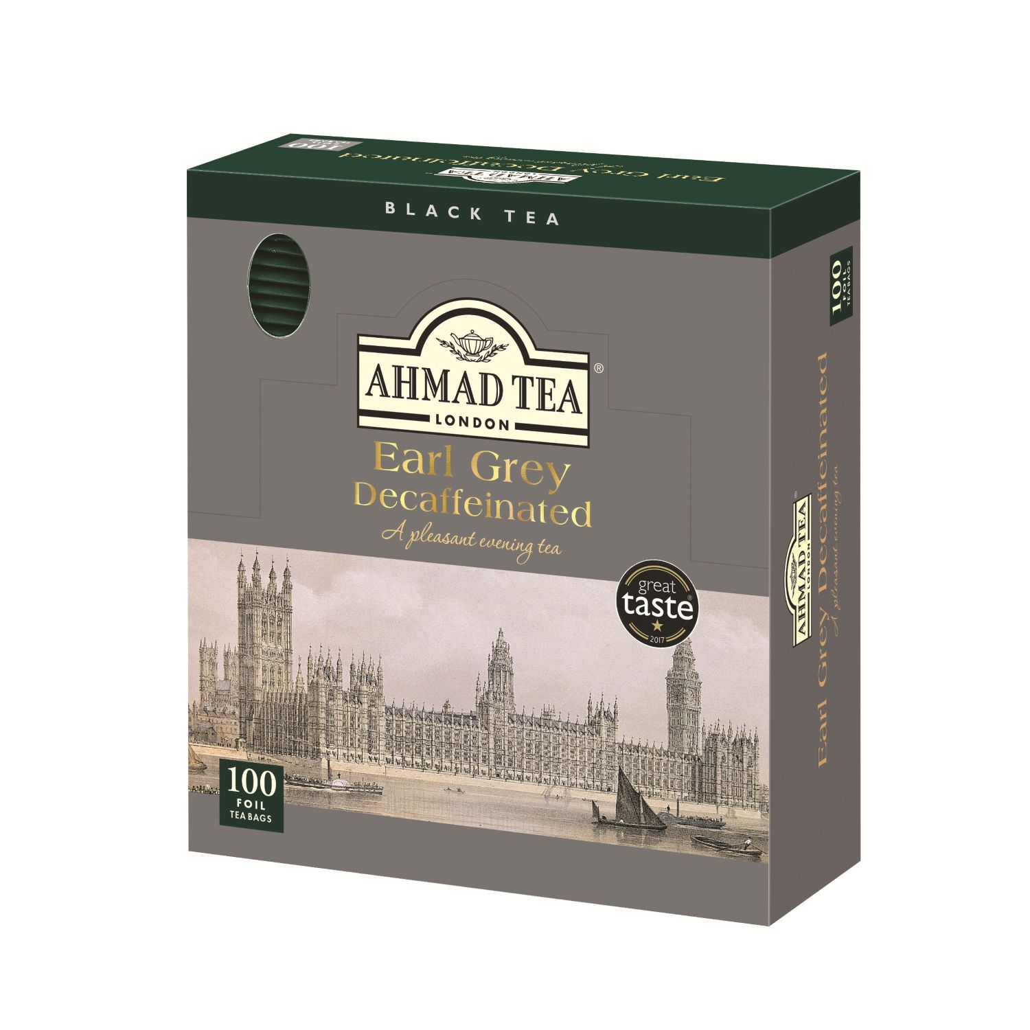 Ahmad Tea | Earl Grey Decaffeinated | 100 alu sáčků